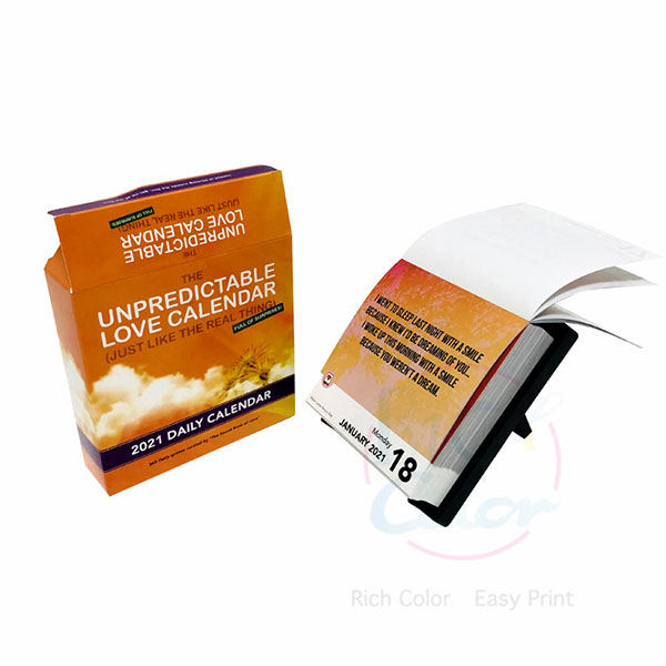 Qu'est-ce qui fait de l'impression d'un calendrier détachable de 365 jours page par jour un choix judicieux pour les entreprises ?