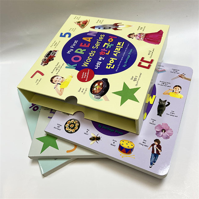 Service d'impression de coffret de livre de conseil d'enfants d'enfants